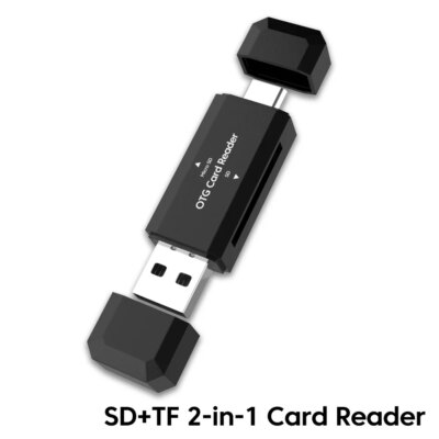 Type C SD TF Card Reader 2 in 1 USB 2.0 Card Reader for PC Laptop Accessories High Speed Smart Memory Cardreader SD Card Adapter - Image 5