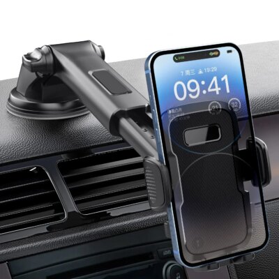 Car Phone Holder for Dashboard Windshield Cellphone Mount Clip Support Stand for 4.7-7" Cell Mobile iPhone Auto Accessories