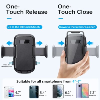 Car Phone Holder for Dashboard Windshield Cellphone Mount Clip Support Stand for 4.7-7" Cell Mobile iPhone Auto Accessories - Image 5