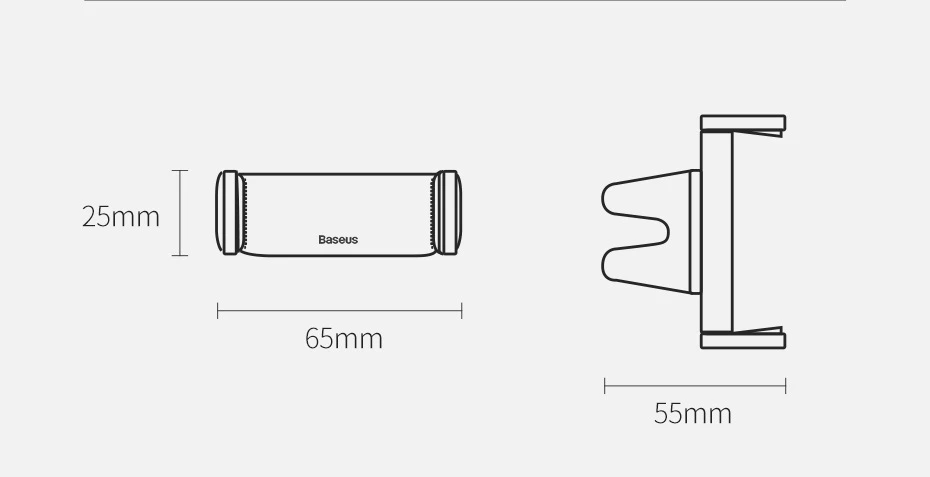 Baseus Car Phone Holder For Universal Mobile Phone Holder Stand Car Phone Stand For Car Air Outlet Mount Car Cell Phone Support