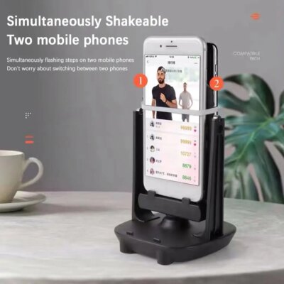 Mobile Phone Walking Swing Shaker Holder Automatic Device Phone Pedometer Step Counter Shaking Accessories Silent For All Phones - Image 2