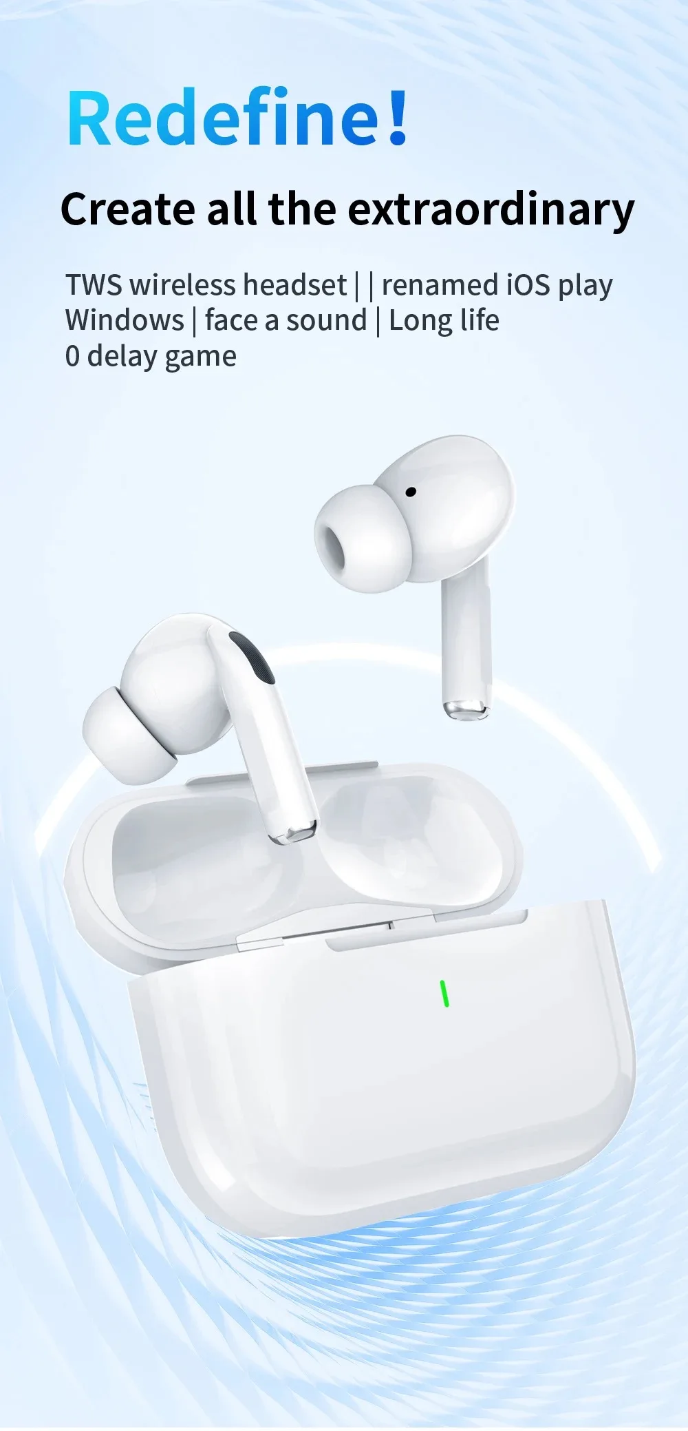 2025 New Air Pro True Wireless Bluetooth Earphones Headphones HiFi Sound Low Latency Noise Reduction Earbuds for IPhone Android 2025 New Air Pro True Wireless Bluetooth Earphones Headphones HiFi Sound Low Latency Noise Reduction Earbuds for IPhone Android