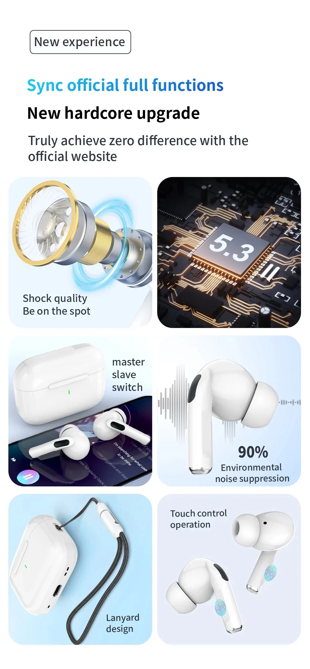 2025 New Air Pro True Wireless Bluetooth Earphones Headphones HiFi Sound Low Latency Noise Reduction Earbuds for IPhone Android 2025 New Air Pro True Wireless Bluetooth Earphones Headphones HiFi Sound Low Latency Noise Reduction Earbuds for IPhone Android