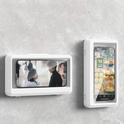 Fixed Universal Waterproof and Anti-fog Mobile Phone Case for Bathroom Shower Phone Holder Waterproof Can Touched Shower Phone