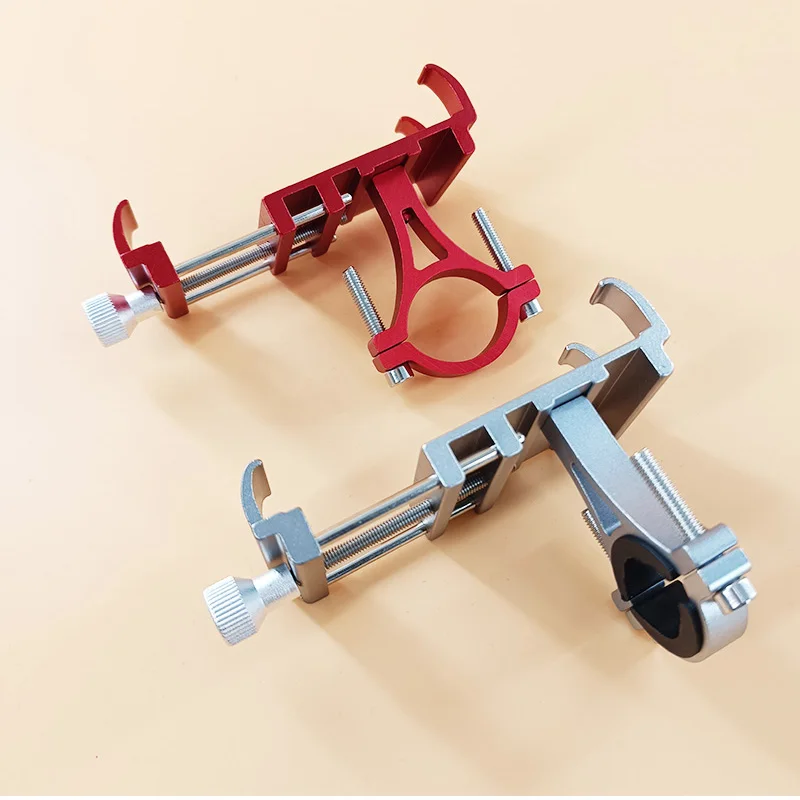 Bicycle Scooter Aluminum Alloy Mobile Phone Holder Mountain Bike Bracket Cell Phone Stand Cycling Accessories