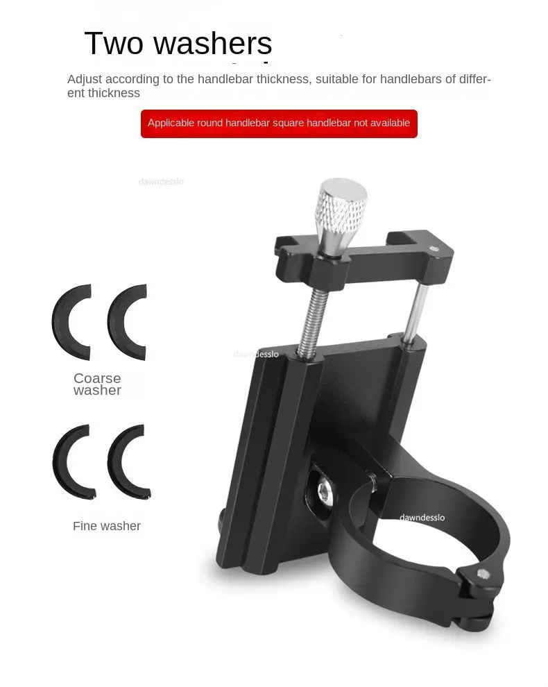 Bicycle Scooter Aluminum Alloy Mobile Phone Holder Mountain Bike Bracket Cell Phone Stand Cycling Accessories