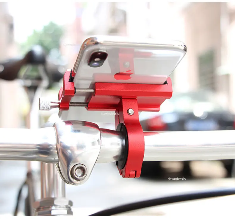 Bicycle Scooter Aluminum Alloy Mobile Phone Holder Mountain Bike Bracket Cell Phone Stand Cycling Accessories
