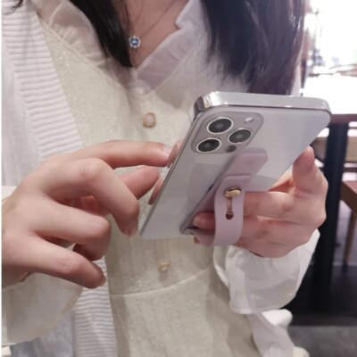 Universal Wrist Band Phone Holder For iPhone Finger Grip Mobile Phone Stand for samsung xiaomi Push back sticked Socket bracket - Image 5