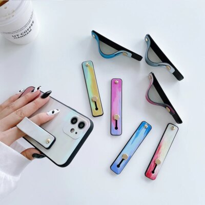 Universal Wrist Band Phone Holder For iPhone Finger Grip Mobile Phone Stand for samsung xiaomi Push back sticked Socket bracket - Image 6