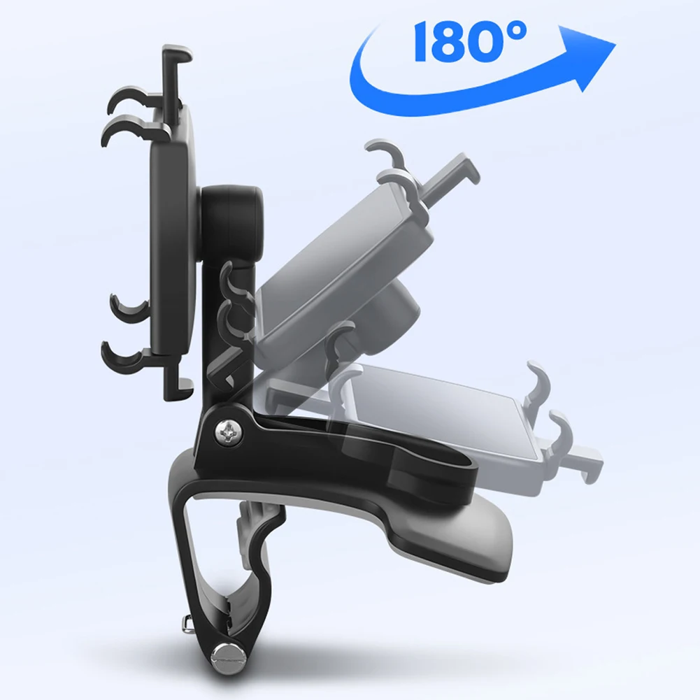 Car Dashboard Support 360 Degree Rotating Auto Grip Mobile Phone Fixed Bracket Multi-function Instrument Cluster Phone Holder