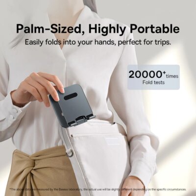 Baseus Phone Holder Stand Aluminum Alloy Cell Phone Tablet Stand Support for iPad iPhone 13 12 Samsung Mobile Phone Accessories - Image 5