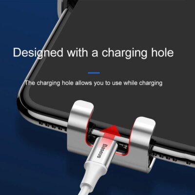 Baseus Gravity Car Phone Holder for Car CD Slot Mount Phone Holder Stand for iPhone 11 Pro Xs Max Metal Cell Mobile Phone Holder - Image 4