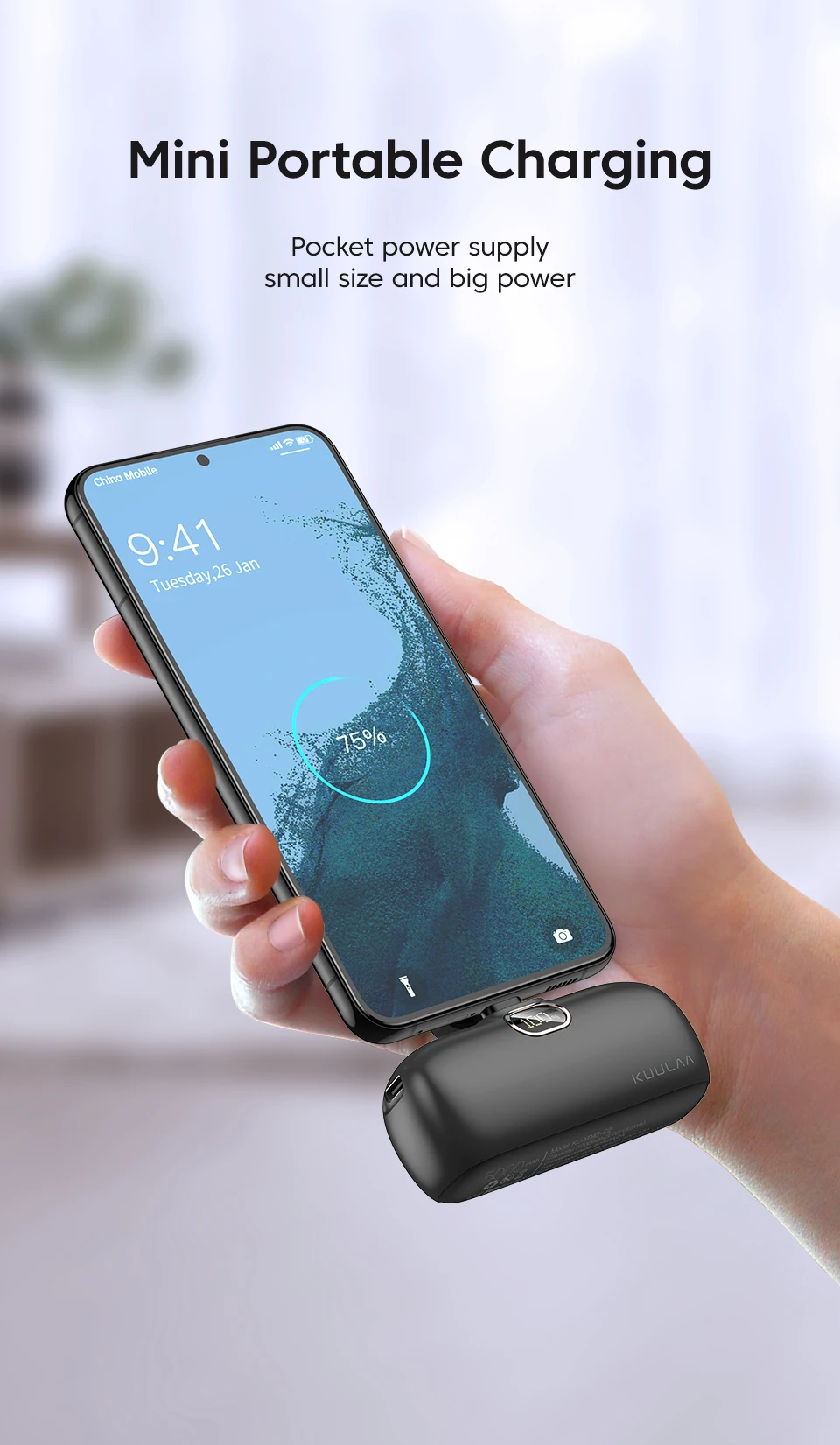 KUULAA Mini Power Bank 5000mAh PowerBank Fast Charging Portable Charger For iPhone 16 15 14 Xiaomi Samsung poco External Battery KUULAA Mini Power Bank 5000mAh PowerBank Fast Charging Portable Charger For iPhone 16 15 14 Xiaomi Samsung poco External Battery
