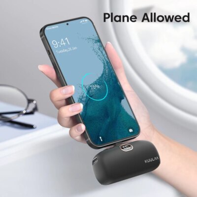 KUULAA Mini Power Bank 5000mAh PowerBank Fast Charging Portable Charger For iPhone 16 15 14 Xiaomi Samsung poco External Battery - Image 5