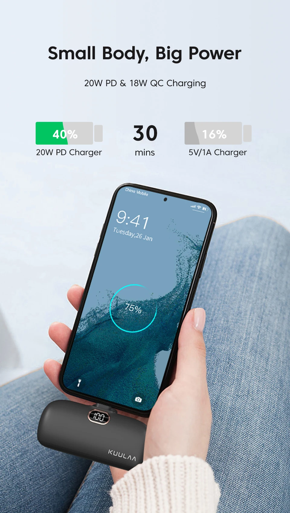 KUULAA Mini Power Bank 5000mAh PowerBank Fast Charging Portable Charger For iPhone 16 15 14 Xiaomi Samsung poco External Battery KUULAA Mini Power Bank 5000mAh PowerBank Fast Charging Portable Charger For iPhone 16 15 14 Xiaomi Samsung poco External Battery