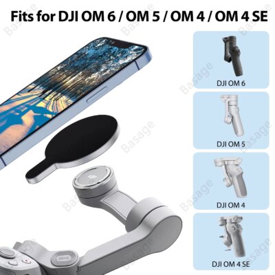 Magnetic Adapter Mobile Phone Holder Handheld Stabilizer Quick Release Accessories for DJI Osmo OM6 OM5 OM4 Gimbal for Magsafe - Image 2