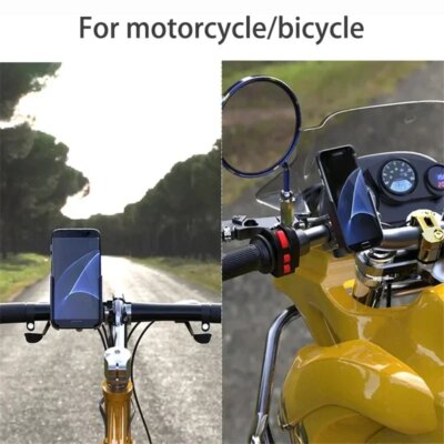 Motorcycle Metal Bicycle Mobile Phone Holder GPS Navigation Stand Special Motorcycle Bike Riding For iPhone Samsung Xiaomi Mount - Image 3