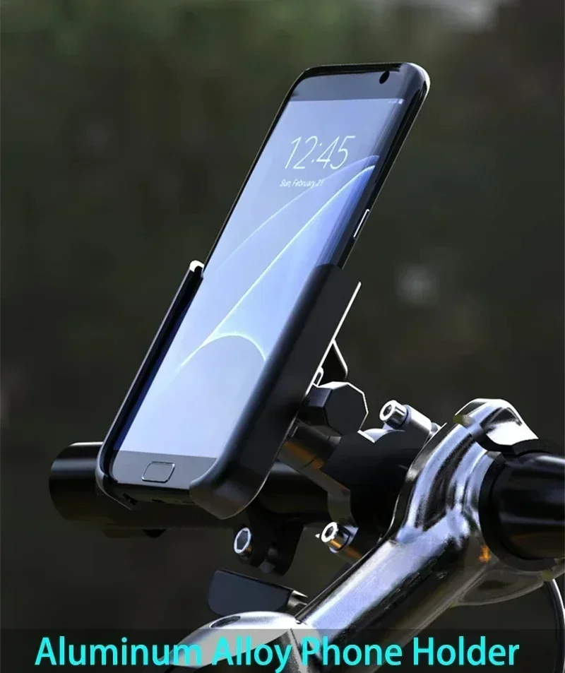 Motorcycle Metal Bicycle Mobile Phone Holder GPS Navigation Stand Special Motorcycle Bike Riding For iPhone Samsung Xiaomi Mount