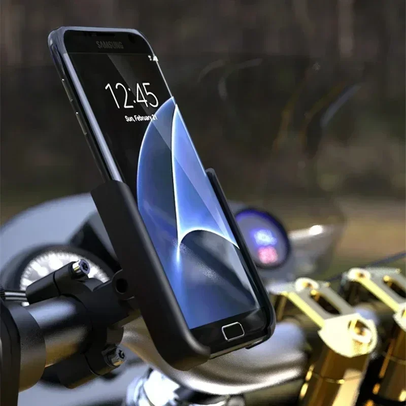 Motorcycle Metal Bicycle Mobile Phone Holder GPS Navigation Stand Special Motorcycle Bike Riding For iPhone Samsung Xiaomi Mount