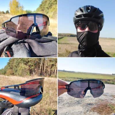 ROCKBROS Photochromic Cycling Glasses Bike Bicycle Glasses Sports Men's Sunglasses MTB Road Cycling Eyewear Protection Goggles - Image 6