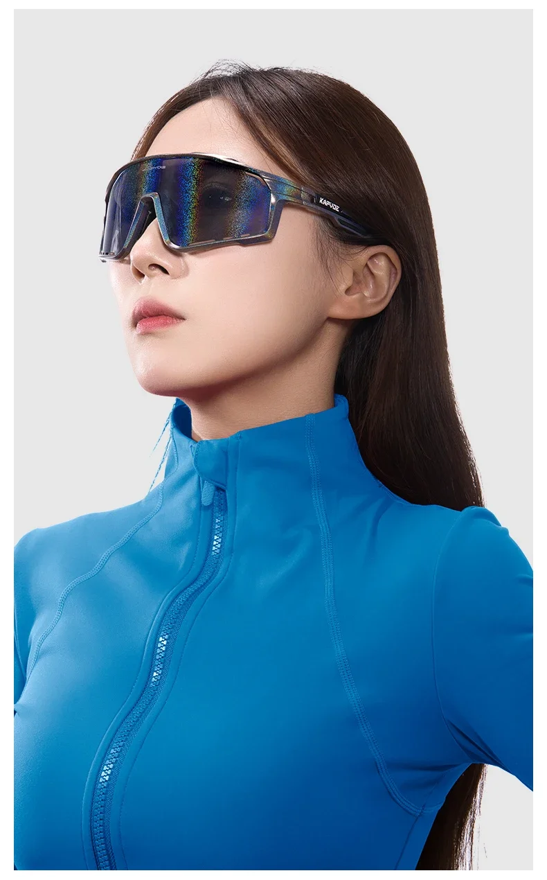 KAPVOE New Technology Nano Lenses Cycling Glasses Outdoor Sports Sunglasses Men Women Road Bike MTB Bicycle UV400 Hiking Goggles