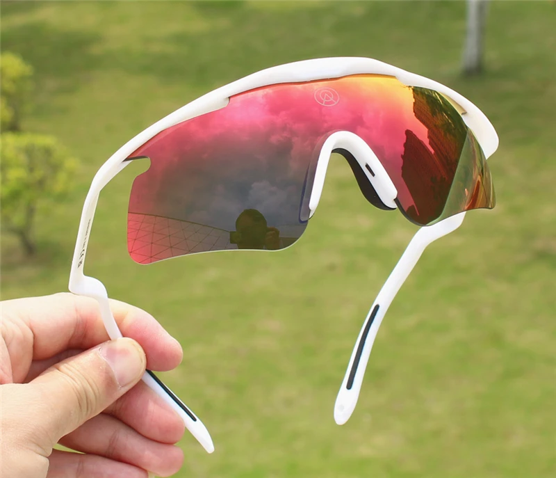 Alba Optics-Mantra Polarized Cycling Glasses, Photochromic Glasses for Men and Women, Sports Bicycle Goggles, Fishing Sunglasses