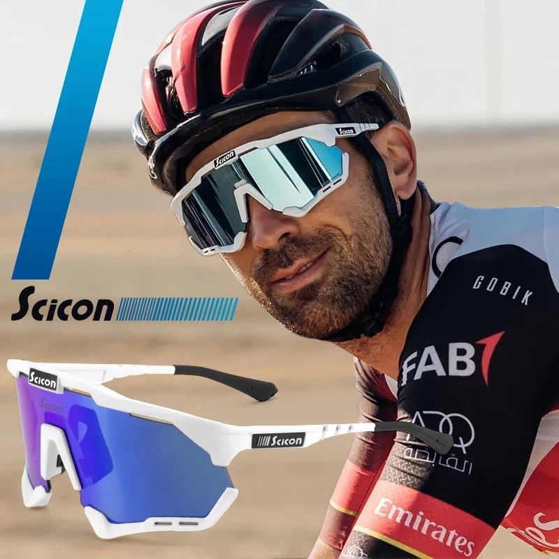 SCICON Cycling Glasses Photochromic Mountain Bicycle Glasses Road Bike Eyewear Men Women Outdoor Sports Cycling Sunglasses