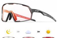 Kapvoe UV400 Cycling Glasses for Men Red Photochromic Sunglasses Outdoor Bike Eyewear Sports Glasses Bicycle Goggles MTB Glasses