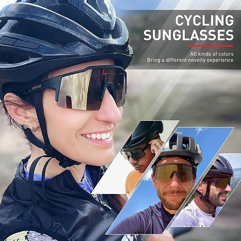 Kapvoe Polarized Cycling Goggles Women Men Bicycle Eyewear Road Bike Protection Glasses Windproof Outdoor Sport Sunglasses Kapvoe Polarized Cycling Goggles Women Men Bicycle Eyewear Road Bike Protection Glasses Windproof Outdoor Sport Sunglasses