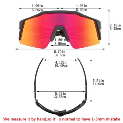 Kapvoe Polarized Cycling Goggles Women Men Bicycle Eyewear Road Bike Protection Glasses Windproof Outdoor Sport Sunglasses - Image 5