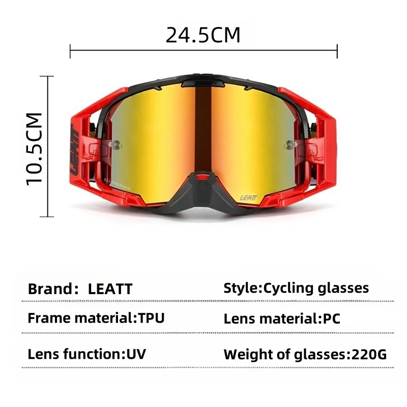 Motocross Glasses Motorcycle Sunglasses Man MTB ATV Windproof Protection Skiing Cycling Racing Off-Road Goggles Sfety Glasses
