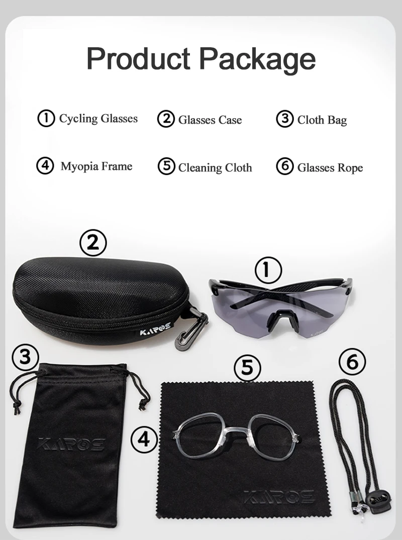 KAROS Photochromic Cycling Glasses MTB Bicycle Glasses Road Bike Cycling Eyewear Men Women Outdoor Sports Cycling Sunglasses