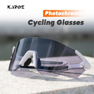 KAROS Photochromic Cycling Glasses MTB Bicycle Glasses Road Bike Cycling Eyewear Men Women Outdoor Sports Cycling Sunglasses - Image 2