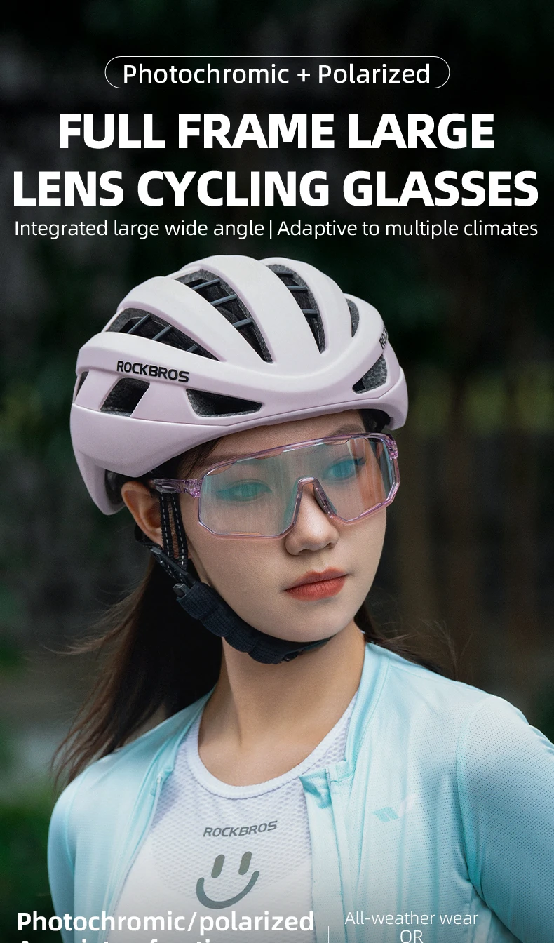ROCKBROS Cycling Glasses Goggles Polarized/Photochromic Sunglasses Sport Big frame Eyewear UV400 Sun Protection with 2 Lens ROCKBROS Cycling Glasses Goggles Polarized/Photochromic Sunglasses Sport Big frame Eyewear UV400 Sun Protection with 2 Lens