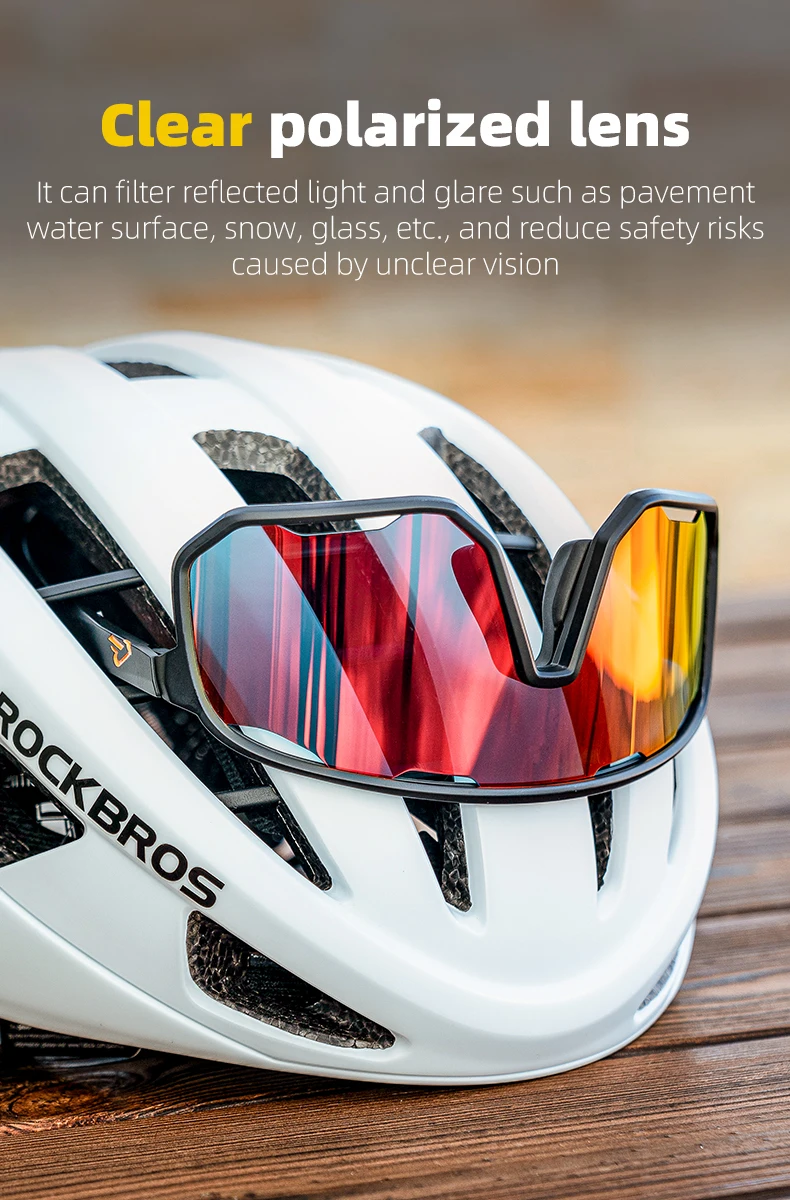 ROCKBROS Cycling Glasses Goggles Polarized/Photochromic Sunglasses Sport Big frame Eyewear UV400 Sun Protection with 2 Lens ROCKBROS Cycling Glasses Goggles Polarized/Photochromic Sunglasses Sport Big frame Eyewear UV400 Sun Protection with 2 Lens