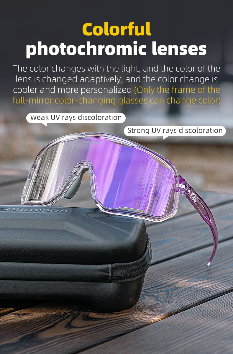 ROCKBROS Cycling Glasses Goggles Polarized/Photochromic Sunglasses Sport Big frame Eyewear UV400 Sun Protection with 2 Lens ROCKBROS Cycling Glasses Goggles Polarized/Photochromic Sunglasses Sport Big frame Eyewear UV400 Sun Protection with 2 Lens