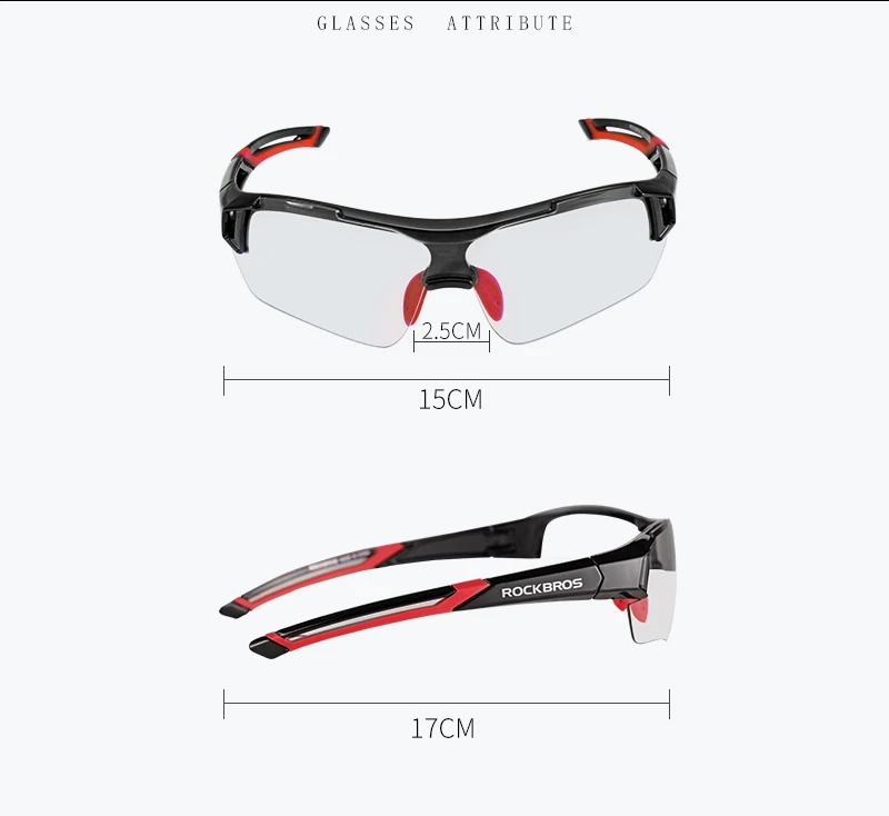 ROCKBROS Photochromic Cycling Sunglasses Eyewear UV400 MTB Road Bicycle Myopia Goggles For Women Men Outdoor Sports Bike Glasses ROCKBROS Photochromic Cycling Sunglasses Eyewear UV400 MTB Road Bicycle Myopia Goggles For Women Men Outdoor Sports Bike Glasses