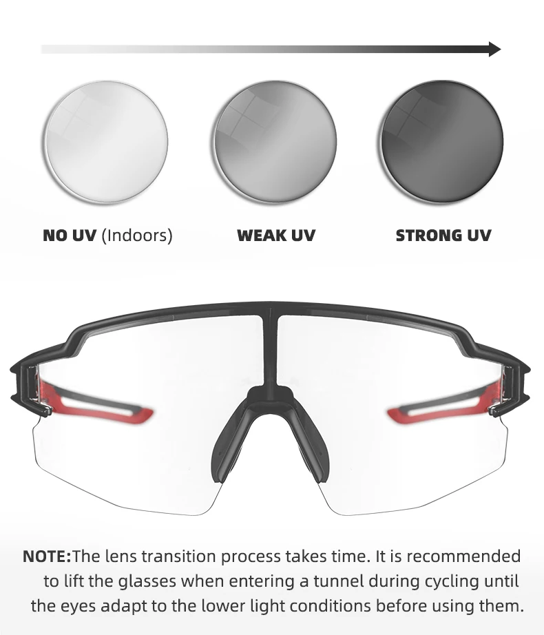 ROCKBROS Cycling Glasses Photochromic Polarized Lens Bike Glasses UV400 Protection Eyewear Sunglasses MTB Road Bicycle Goggles ROCKBROS Cycling Glasses Photochromic Polarized Lens Bike Glasses UV400 Protection Eyewear Sunglasses MTB Road Bicycle Goggles