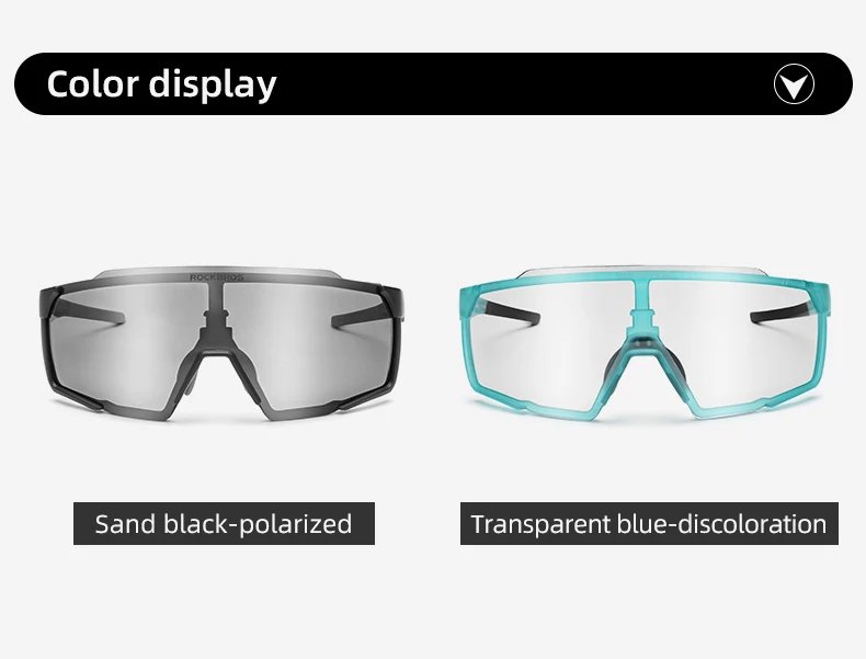 ROCKBROS Cycling Glasses Polarized / Photochromic Lens Bike Sunglasses Men Women Glasses Eyewear Sports MTB Road Cycling Goggles