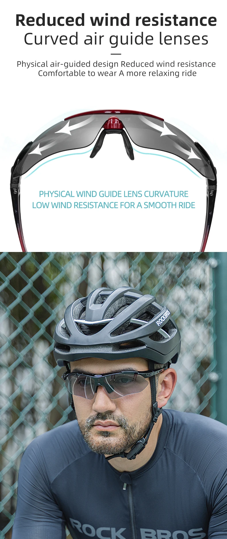 ROCKBROS Bicycle Glasses Polarized Bike Sports Sunglasses Photochromic Men Women UV400 MTB Road Bike Goggles Outdoor Eyewear ROCKBROS Bicycle Glasses Polarized Bike Sports Sunglasses Photochromic Men Women UV400 MTB Road Bike Goggles Outdoor Eyewear