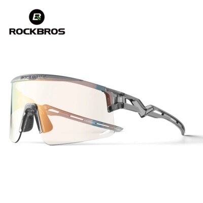 ROCKBROS Ultra-Light Cycling Sunglasses for Men Women Photochromic UV Protection Cycling Goggles Windproof Men Sunglass MTB Road - Image 2