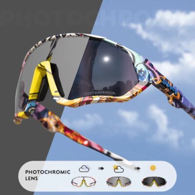 Kapvoe Photochromic Cycling Sunglasses Men Women Sport Road Mtb Mountain Bike Bicycle Glasses Cycling Glasses Eyewear Goggle - Image 3