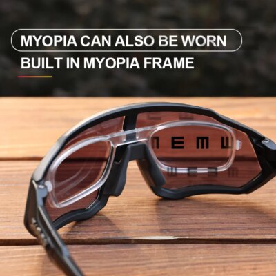 Kapvoe Photochromic Cycling Sunglasses Men Women Sport Road Mtb Mountain Bike Bicycle Glasses Cycling Glasses Eyewear Goggle - Image 6