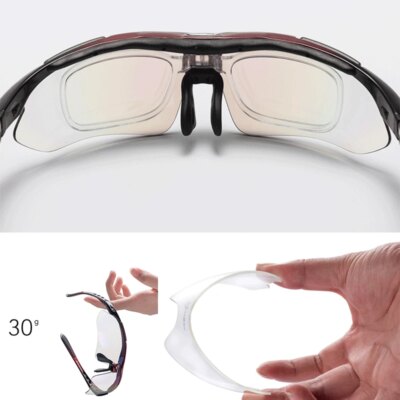 ROCKBROS Cycling Polarized glasses Bike Sunglasses Outdoor Sports Sunglasses MTB PC Goggles Eyewear 5/3 Lens Bicycle Accessory - Image 3