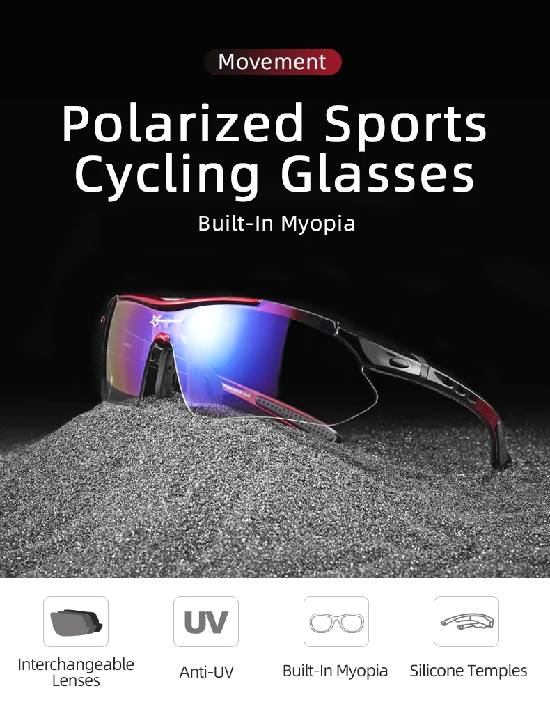 ROCKBROS Cycling Polarized glasses Bike Sunglasses Outdoor Sports Sunglasses MTB PC Goggles Eyewear 5/3 Lens Bicycle Accessory ROCKBROS Cycling Polarized glasses Bike Sunglasses Outdoor Sports Sunglasses MTB PC Goggles Eyewear 5/3 Lens Bicycle Accessory