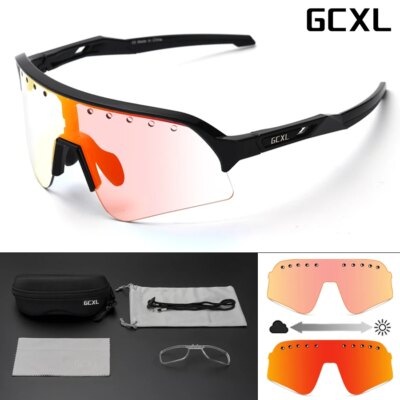 GCXL Photochromic Cycling Sunglasses Men Women Outdoor Riding UV400Goggles Mountain Bicycle Sports Eyewear MTB Road Bike Glasses - Image 6