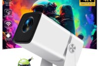 ThundeaL 4K Full HD Projector FHD TD80W Android WiFi 3D Home Theater TD80 Portable Beam Projector Meeting Video Movie PK HY320