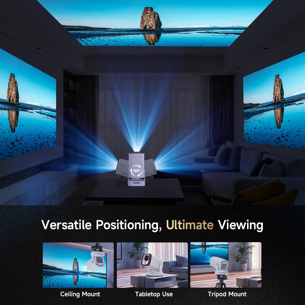 Magcubic HY310 Mini Projector Auto Focus 4K Native 1080P 330ANSI Android11 5W Speaker Air Mouse Voice Assistant Upgrated HY300 Magcubic HY310 Mini Projector Auto Focus 4K Native 1080P 330ANSI Android11 5W Speaker Air Mouse Voice Assistant Upgrated HY300