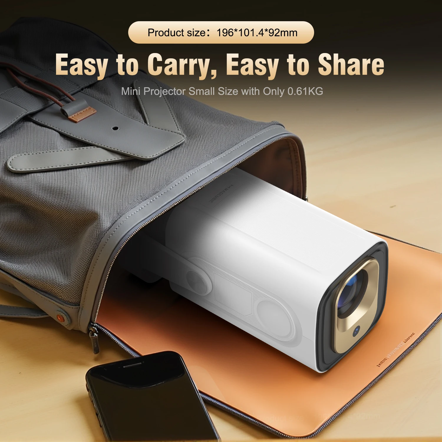 Magcubic HY310 Mini Projector Auto Focus 4K Native 1080P 330ANSI Android11 5W Speaker Air Mouse Voice Assistant Upgrated HY300 Magcubic HY310 Mini Projector Auto Focus 4K Native 1080P 330ANSI Android11 5W Speaker Air Mouse Voice Assistant Upgrated HY300