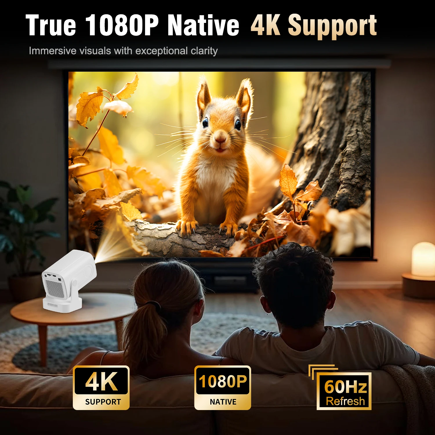 Magcubic HY310 Mini Projector Auto Focus 4K Native 1080P 330ANSI Android11 5W Speaker Air Mouse Voice Assistant Upgrated HY300 Magcubic HY310 Mini Projector Auto Focus 4K Native 1080P 330ANSI Android11 5W Speaker Air Mouse Voice Assistant Upgrated HY300